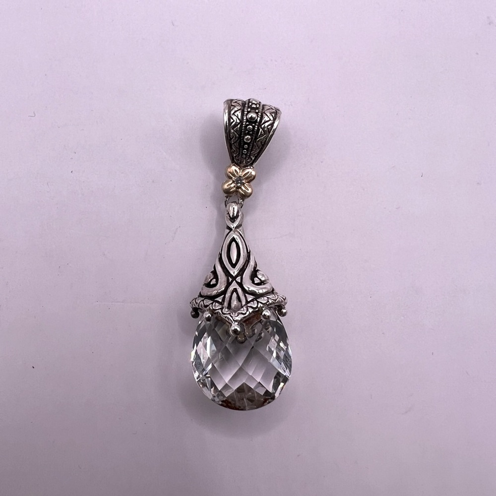 Barbara Bixby crystal pendant